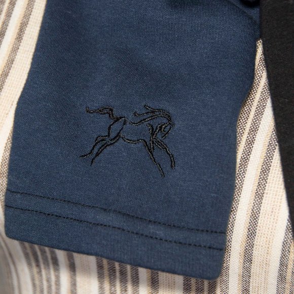Kerrits Fleece Half Zip Riding Top M Admiral Blue - Picture 3 of 10